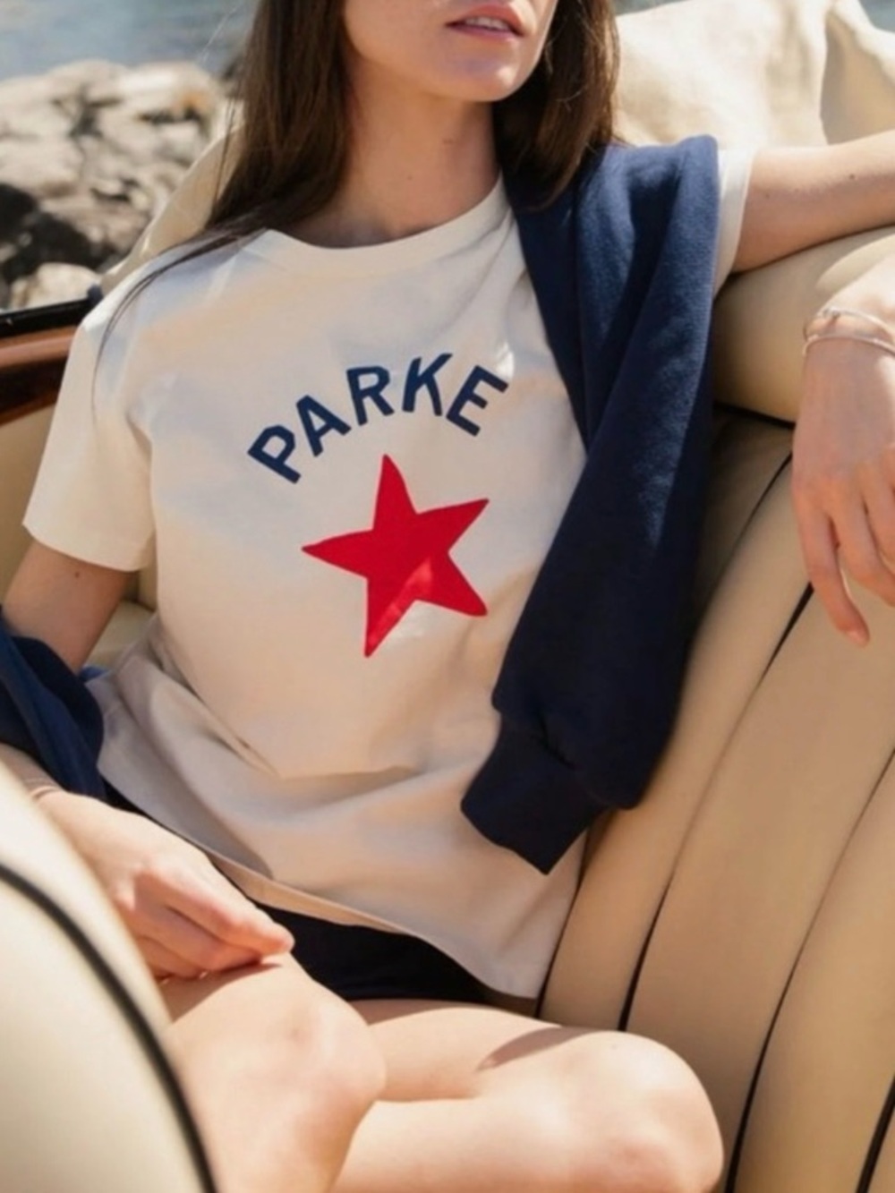 NWOT Parke Graphic tee sz M